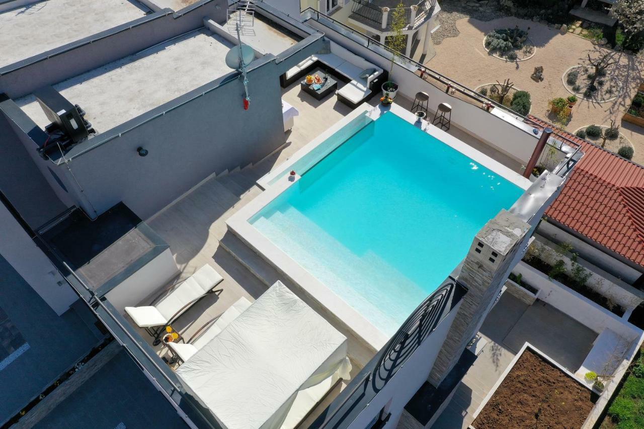Rooftop pool&terrace - Villa Bellavista Zara Esterno foto